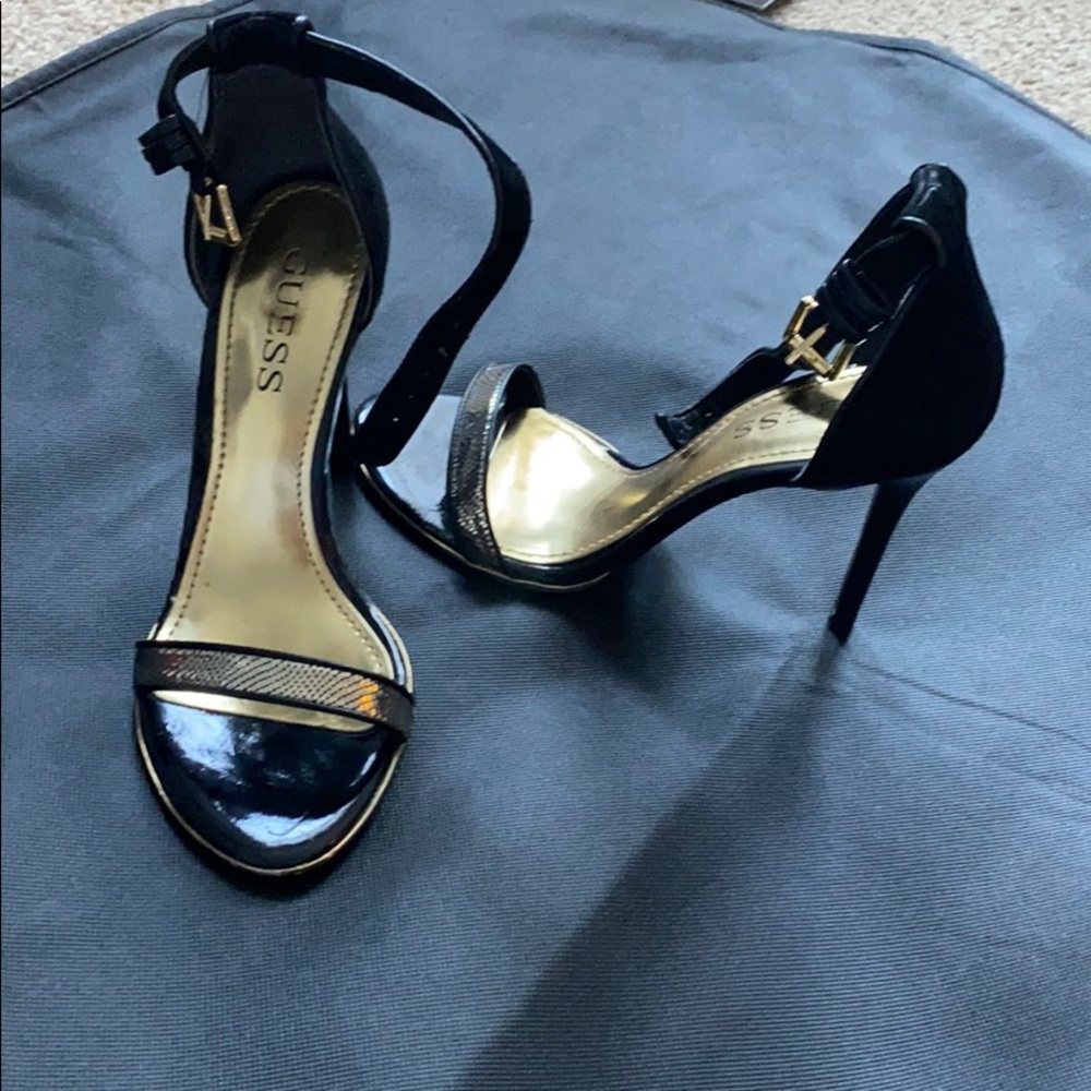 Strapped Guess Heels